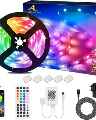 Striscia Luci Natale LED 5M Bluetooth, ALED LIGHT