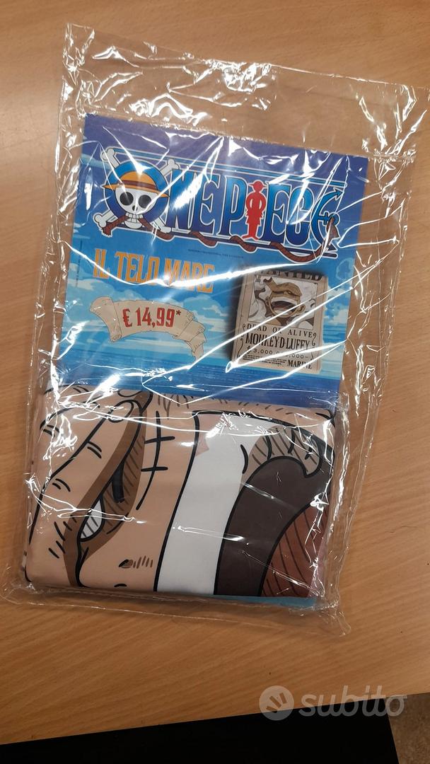 Telo Da Mare One Piece - 75x150 Cm In Cotone E Velour - Ufficiale - Foto 6