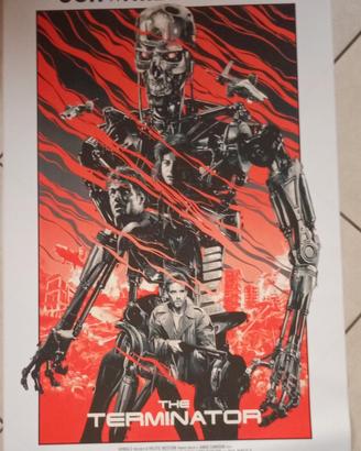 serigrafia del film terminator edizione limitata
