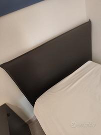 Letto singolo con contenitore e materasso – Ottime