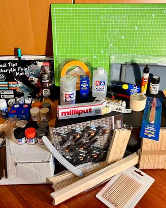 Kit completo modellismo (aerografo Fengda nuovo +