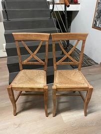Sedie in legno