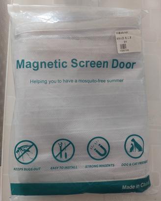Zanzariera Magnetica bianca 60x165 cm per Porte