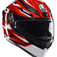 CASCO MOTO INTEGRALE AGV K1 S LION BLACK/RED/WHITE