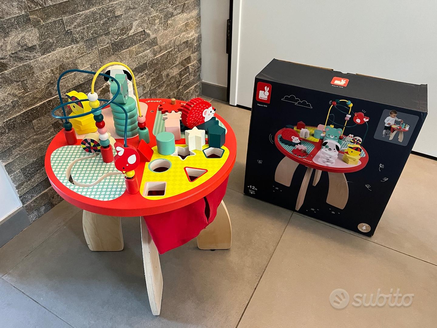 Janod tavolo di attività per bimbi Tutto per i bambini In