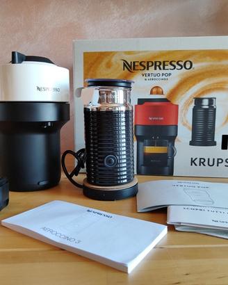 Macchinetta Nespresso Vertuo Pop + Aeroccino 3