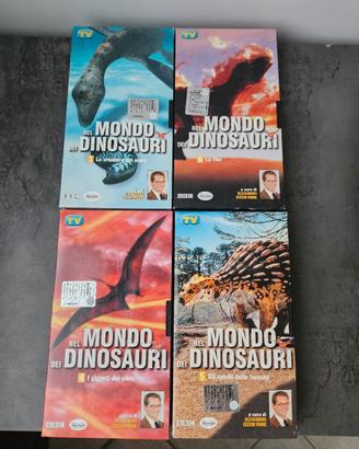 Lotto 4 VHS Nel mondo dei dinosauri – BBC
