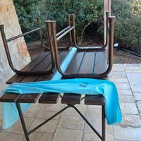 Panche e tavolini da giardino 