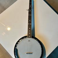 Banjo 5 corde Sound Station con custodia