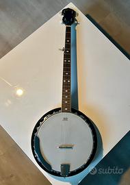 Banjo 5 corde Sound Station con custodia