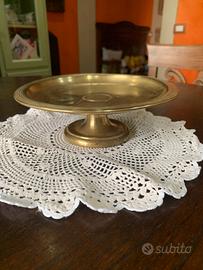 Alzatina vintage in ottone anni ’50