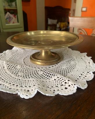 Alzatina vintage in ottone anni ’50
