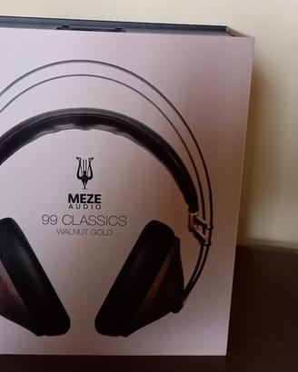 Cuffie Meze 99 classics walnut gold.