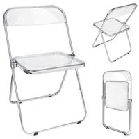 Cinque sedie Plia con seduta rotta