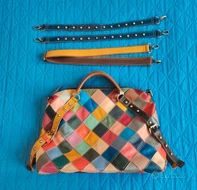 Borsa donna in vera pelle NUOVA 