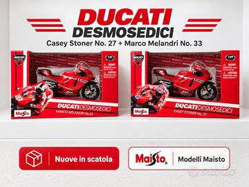 Ducati Desmosedici Maisto 1:18 – Stoner + Melandri