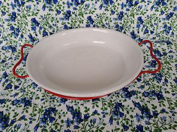 Teglia ovale ceramica da forno