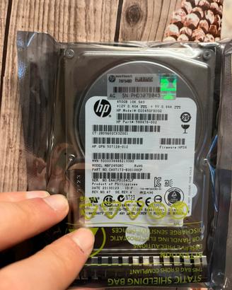 HP 450GB SAS 2.5” 10K RPM Enterprise  SIGILLATO