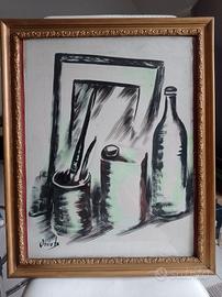 RENZO ORVIETO SANREMO 1922 1999 QUADRO DIPINTO 