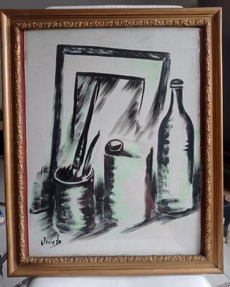 RENZO ORVIETO SANREMO 1922 1999 QUADRO DIPINTO 