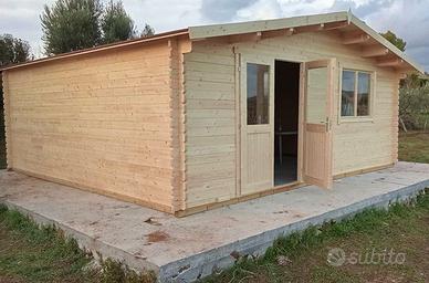 CASETTA DI LEGNO 36MQ OFFENBURG 9 - 595x595x268h