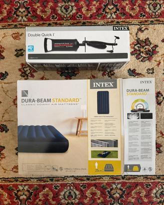 Materasso gonfiabile Intex Dura-Beam + pompa