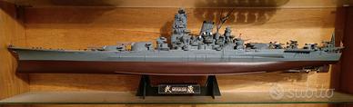 Modello corazzata Musashi in scala 1:350