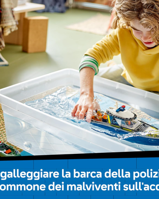 Inseguimento del Motoscafo della Polizia