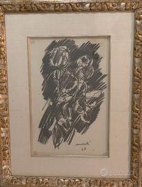 Ennio Morlotti - "Rose" 1963