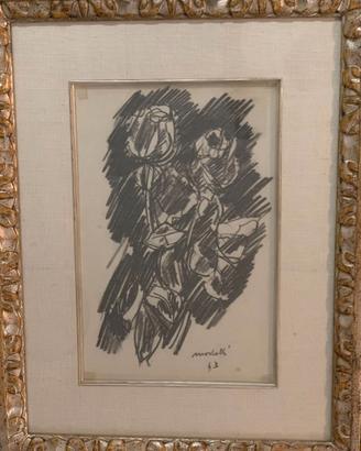 Ennio Morlotti - "Rose" 1963