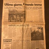 Giornale Corriere della Sera - 15 gennaio 1991