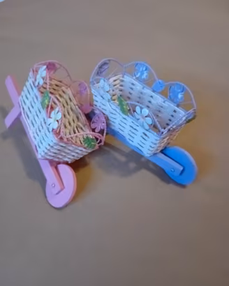 carriole-cestini portafiori