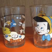 Bicchieri cartoni animati