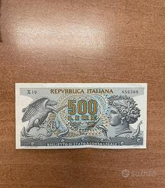 Banconota 500 Lire italia Numismatica Collezione