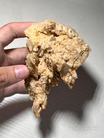 Fluorite, barite mielata. Santa lucia, sardegna