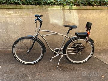 Bicicletta da uomo con freno contro pedale, stile