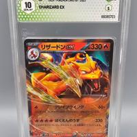 Carta Pokemon Charizard Ex - graded 10