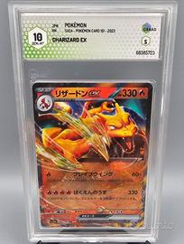 Carta Pokemon Charizard Ex - graded 10