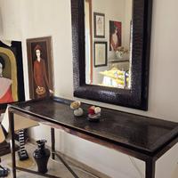 Consolle Vintage anni 80 con specchiera.