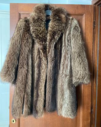 Pelliccia vera di marmotta vintage