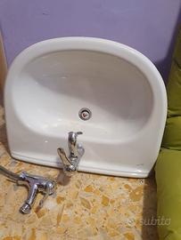 lavandino bagno mobile incasso con rubinetto 