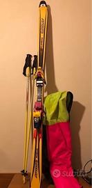 Sci attacchi Salomon + scarponi Rossignol