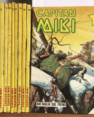 Capitan Miki (colori). Lotto 13 copie. 1979-1980