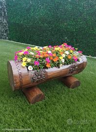 fioriera in legno