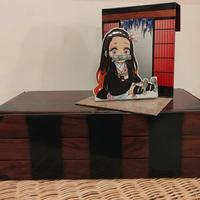 Demon Slayer box con cartonato di Nezuko
