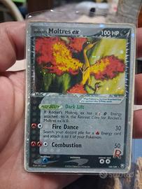 carta pokemon moltres ex rocket's