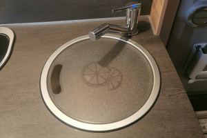 Coprilavello Tagliere per camper o roulotte