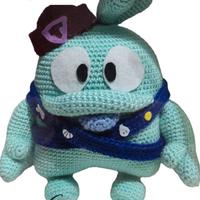 Squeak. Brawl Stars pupazzo uncinetto (amigurumi)