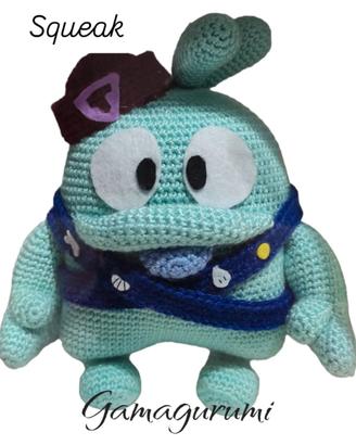 Squeak. Brawl Stars pupazzo uncinetto (amigurumi)