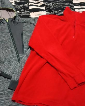 2x Pile Fleece Giacca Quechua Hot Stuff